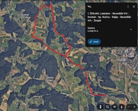 1_ŽENJAK_Lasbaher - Benediški Vrh - Kocbek - Sp. Ročica - Rajšp - Benediški Vrh - Ženjak